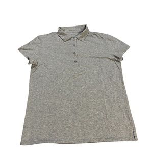 B. Draddy Golf Performance Stretch Polo Grey Heather‎ Size Medium